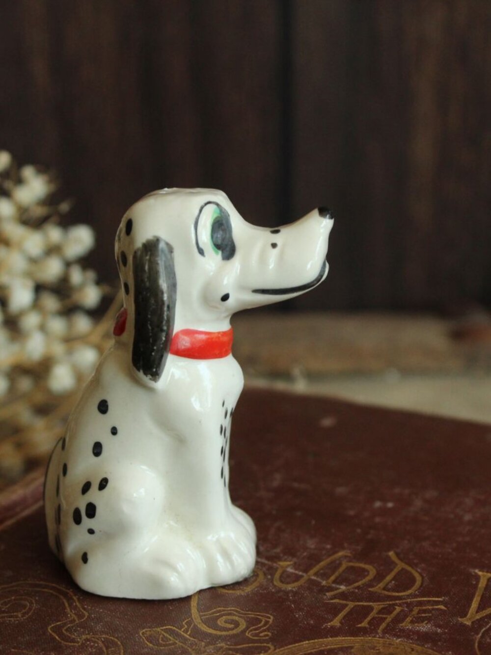 Vintage 1950s Salt and Pepper Shaker, Dalmatian Dog S & P, Collectible Kitchen - Picture 5 of 10